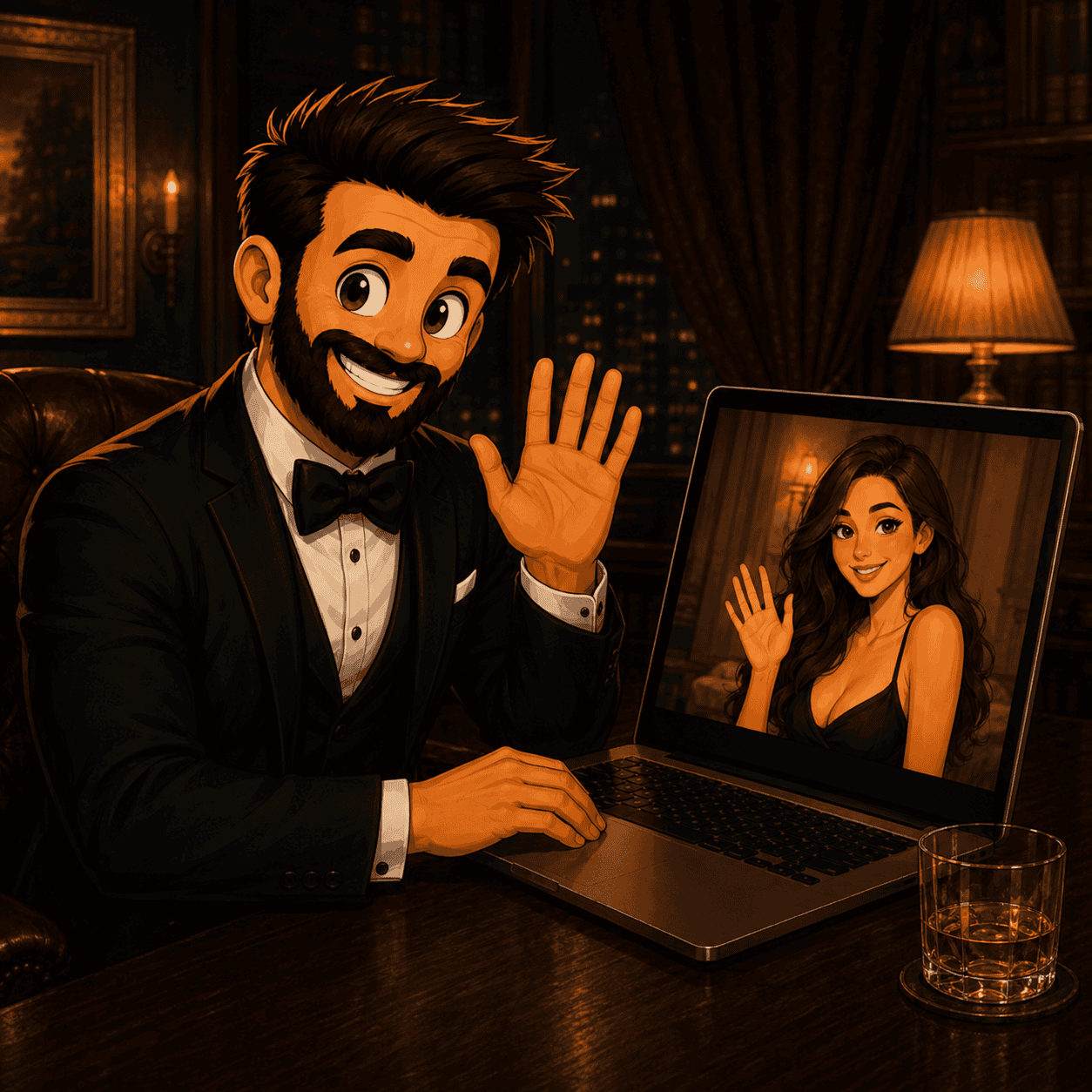 Cam show etiquette after a private show with Daddy saying goodbye