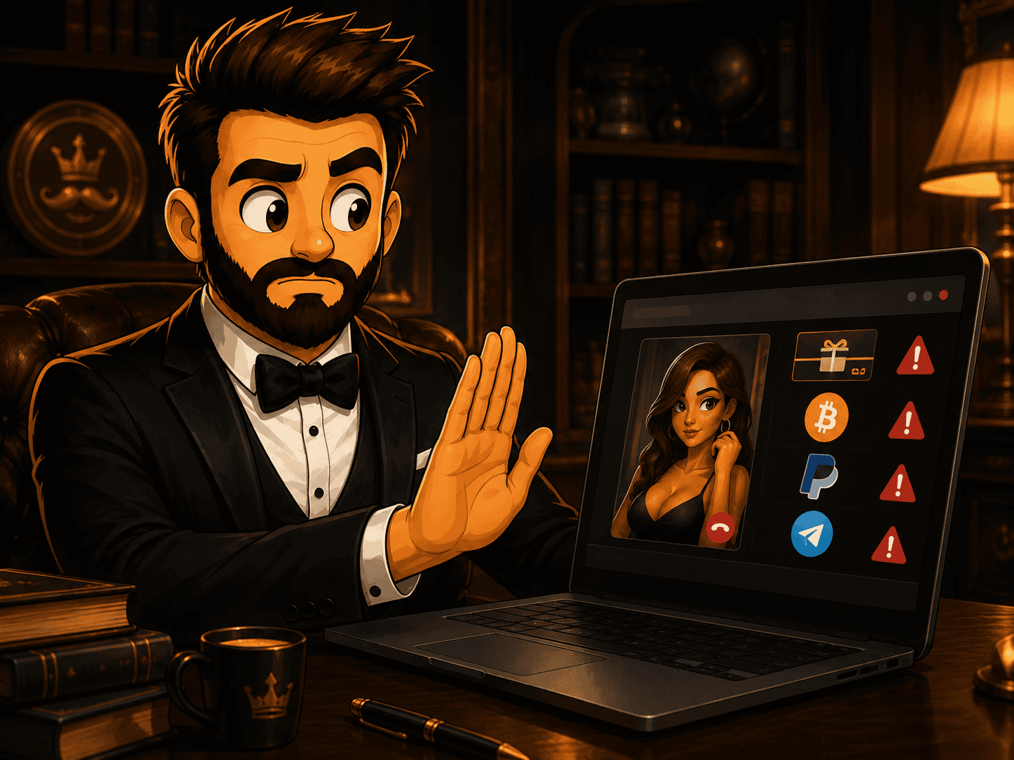 Safe cam sites warning about camgirl scams and paying outside the platform