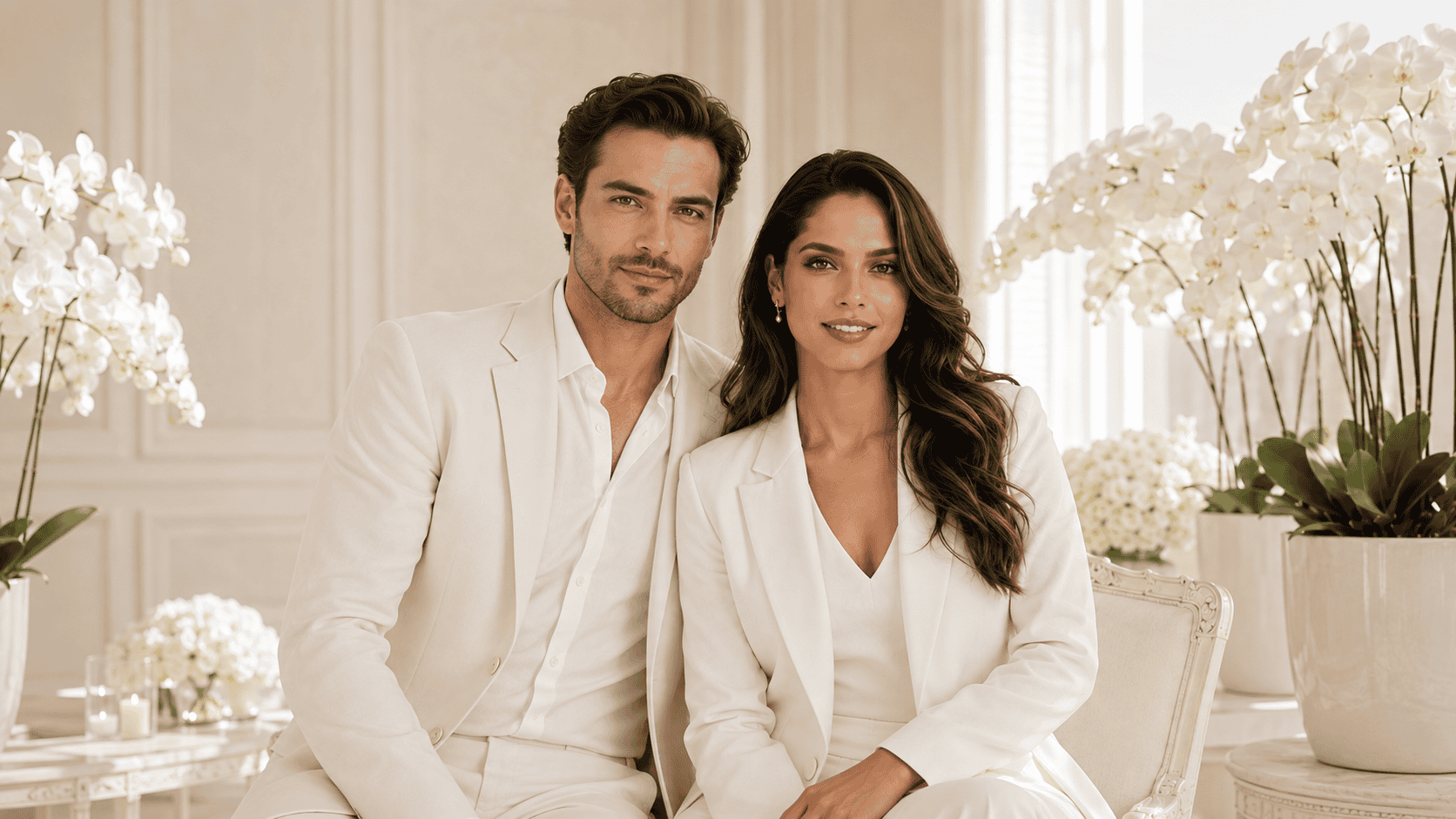 couples cams on White Orchid