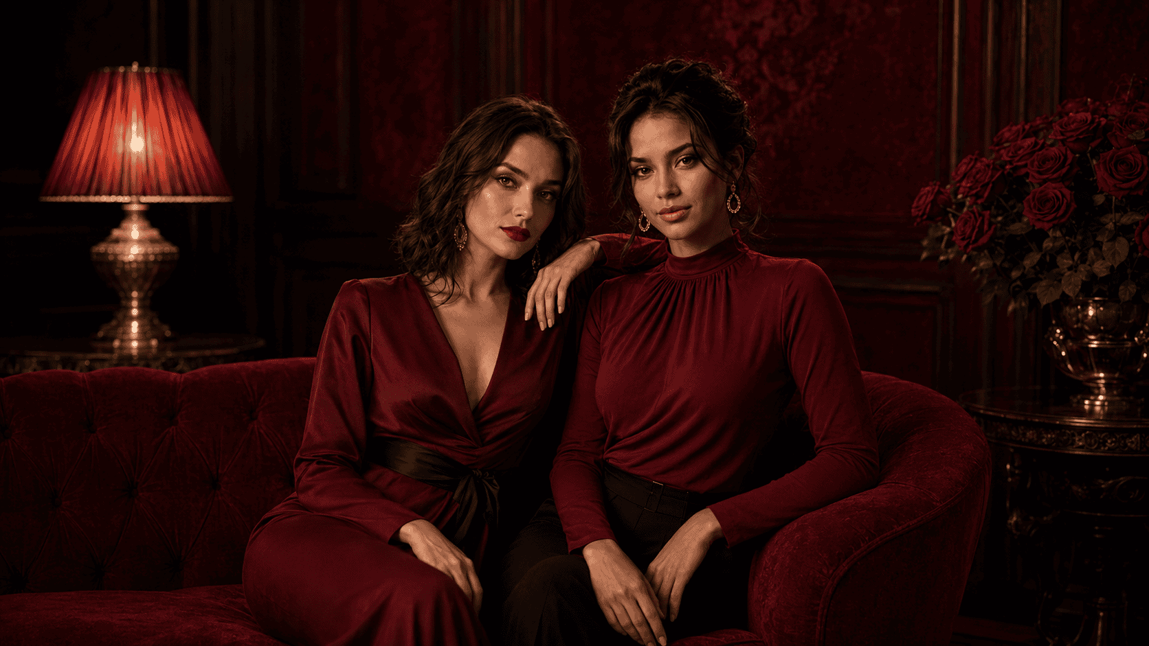 lesbian camgirls on Crimson Rose