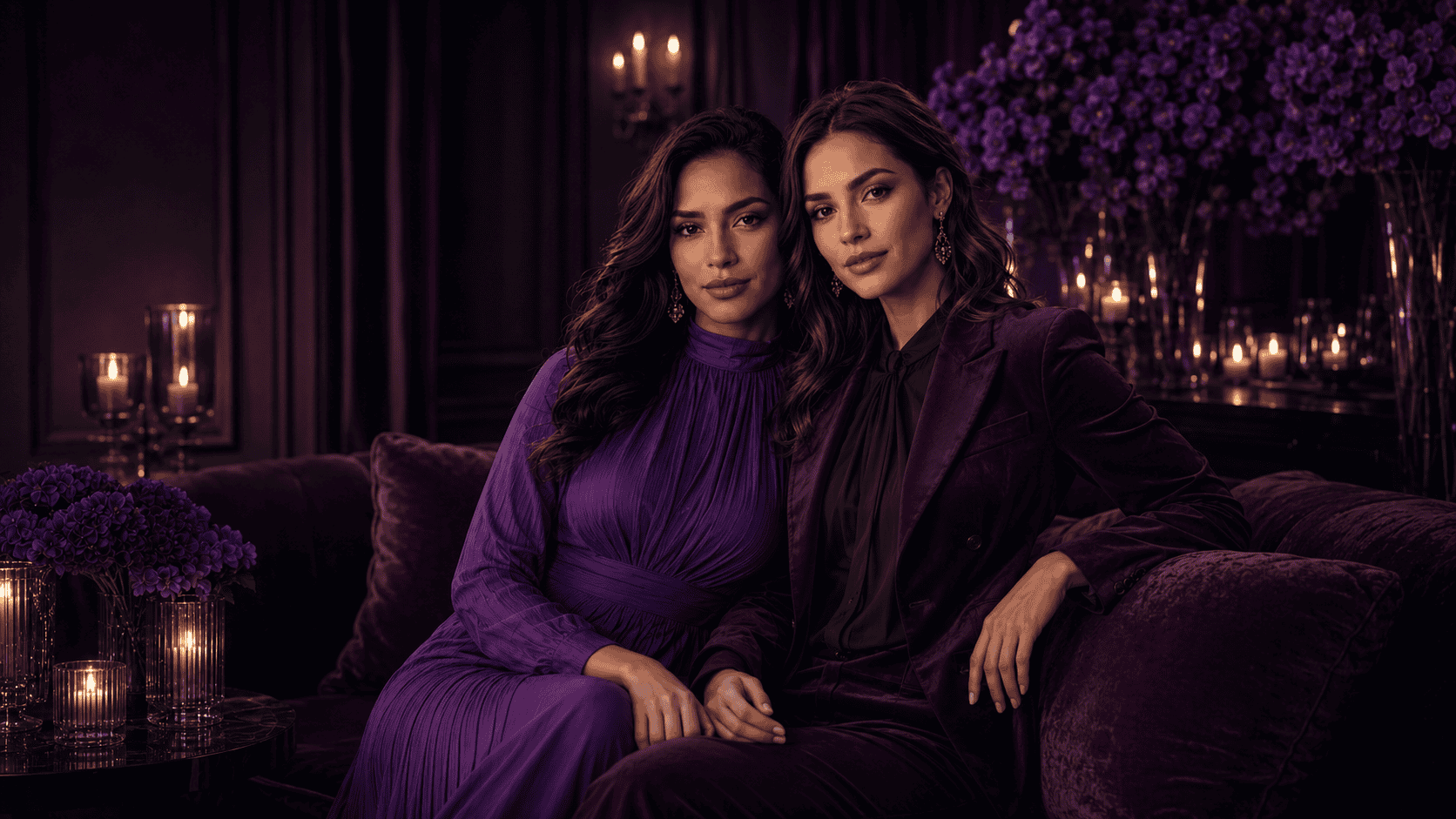 lesbian live cams on Purple Violette