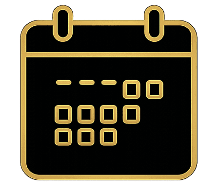 Calendar icon showing the latest Ebony Selection update